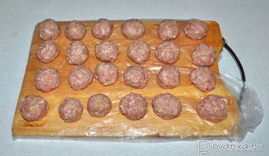 фрикадельки с кабачком