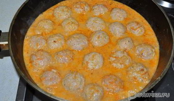 фрикадельки с кабачком