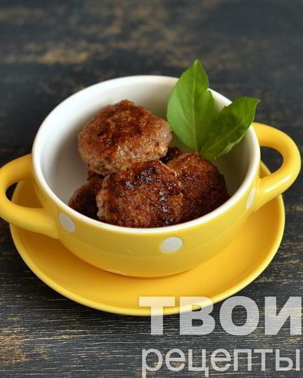 Рецепт фрикаделек с яблоками