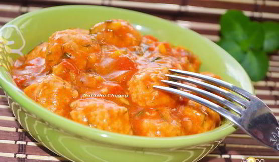 фрикадельки в остром соусе