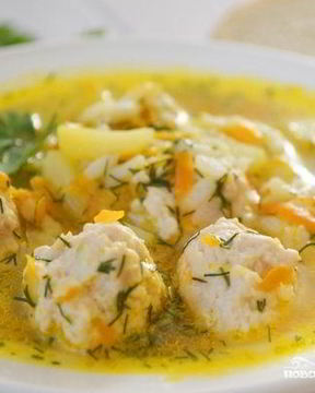 Куриные фрикадельки для супа
