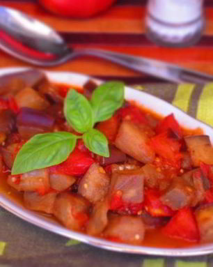 Гарнир из баклажанов