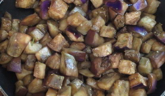 гарнир из баклажанов