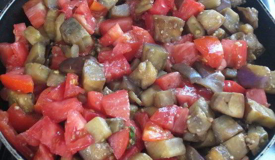 гарнир из баклажанов