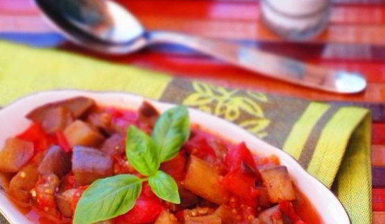 гарнир из баклажанов