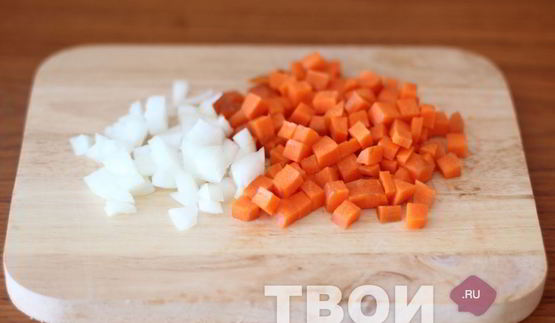 чечевица с креветками