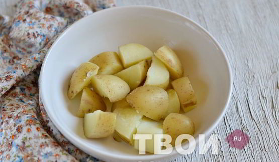 картофель с беконом