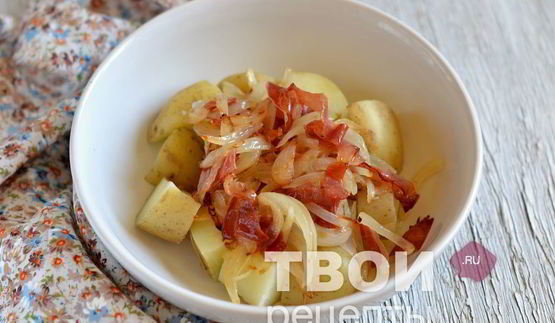 картофель с беконом