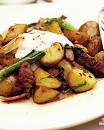 Картофель с печенью