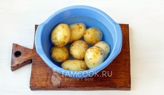 картошка-гармошка с сыром в духовке