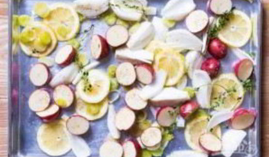 картошка с курицей в духовке