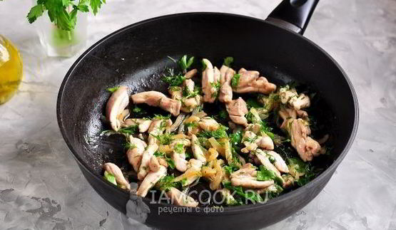 картошка с курицей в тесте в духовке