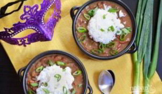 рис с фасолью