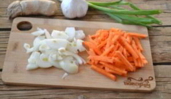 рис с креветками