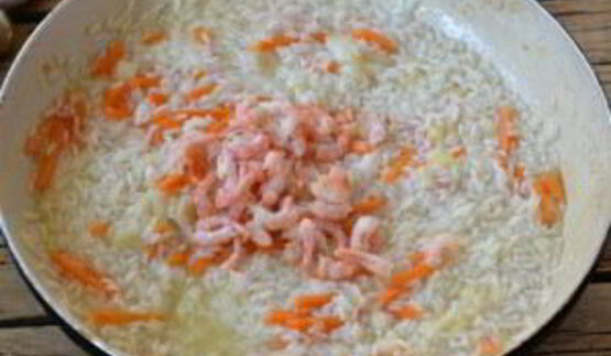 рис с креветками