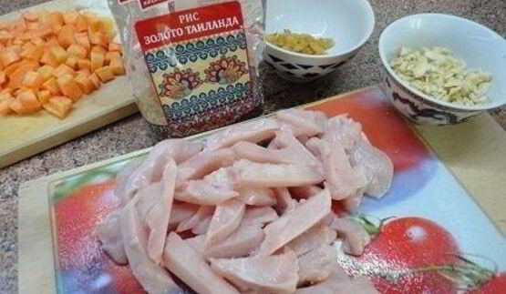 рис с курицей по-восточному