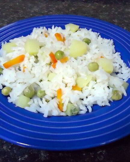 Рецепт риса с овощами в пароварке