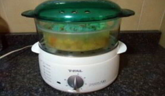 рис с овощами в пароварке