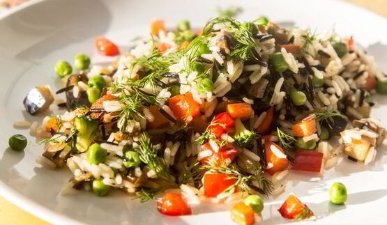 рис с овощами