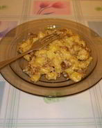 Жаренный картофель с грибами