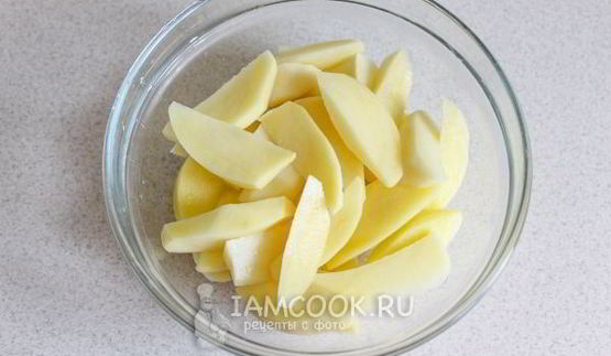 жареный картофель в панировке