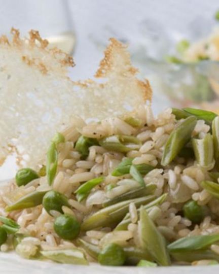 Рецепт жареного риса с фасолью