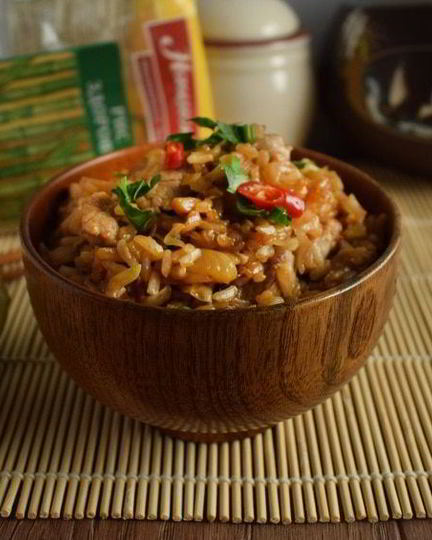 Рецепт жареного риса