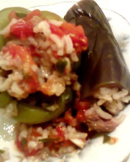 Рецепт долмы с баклажаном и болгарским перцем