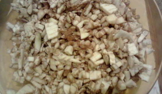 долма с баклажаном и болгарским перцем