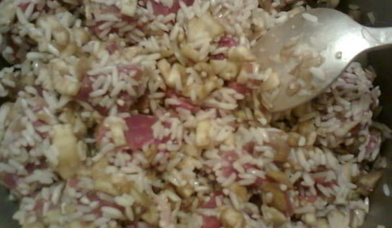 долма с баклажаном и болгарским перцем