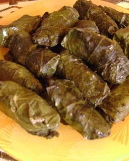 Рецепт долмы с виноградным листом