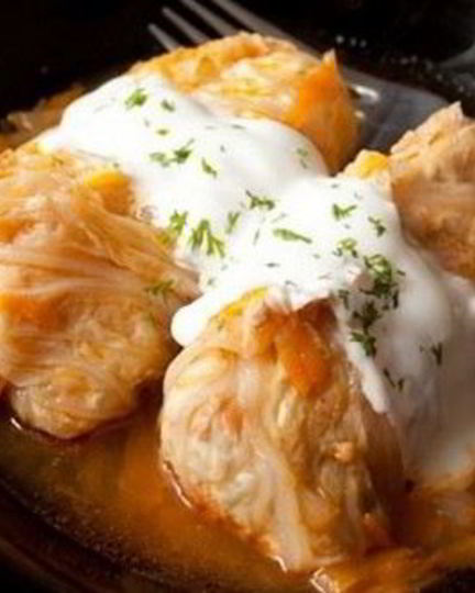 Рецепт голубцов из пекинской капусты с говяжьим фаршем