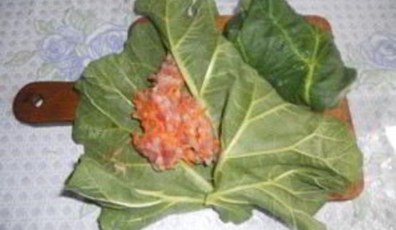 голубцы из ревеня