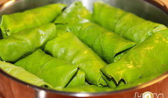 голубцы из виноградных листьев