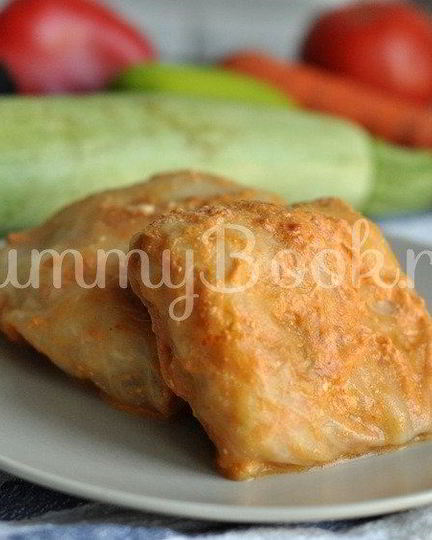 Рецепт голубцов под томатно-сливочным соусом