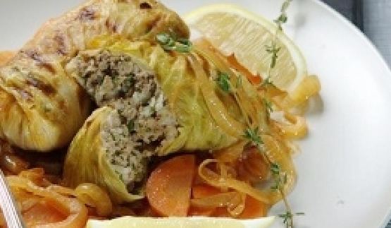 голубцы с бараниной