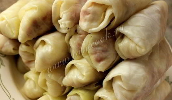 голубцы с фаршем и пшеном в мультиварке