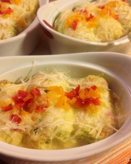 Рецепт голубцов с кускусом и семгой