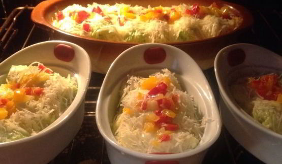 голубцы с кускусом и семгой