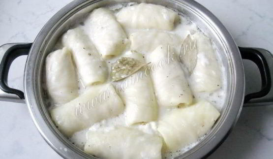 голубцы в сметанном соусе