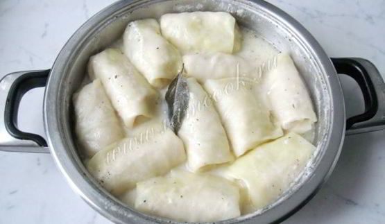 голубцы в сметанном соусе