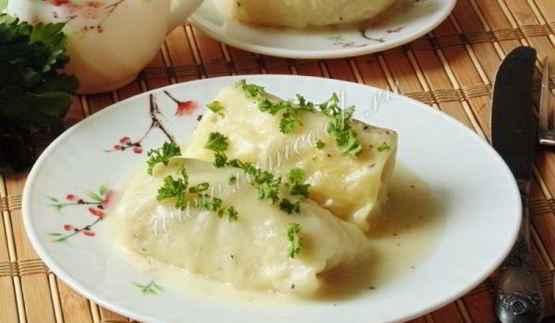 голубцы в сметанном соусе