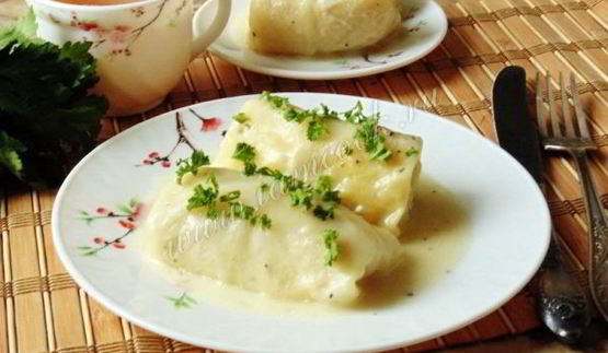 голубцы в сметанном соусе