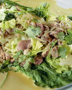 Ленивые голубцы с пекинской капустой, вермишелью и куриными желудками