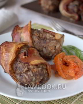 Ленивые голубцы в беконе