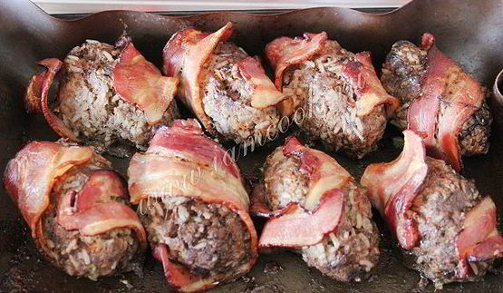 ленивые голубцы в беконе