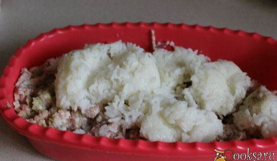 ленивые голубцы запеченные в сметане