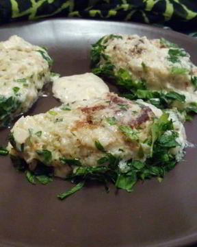 Ленивые рыбные голубцы в хренно-сметанном соусе