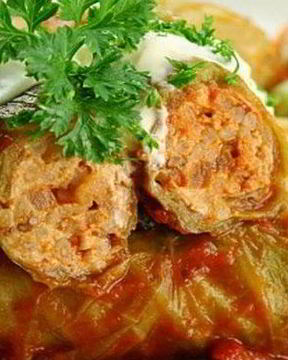 Вкусные голубцы с рисом и свининой