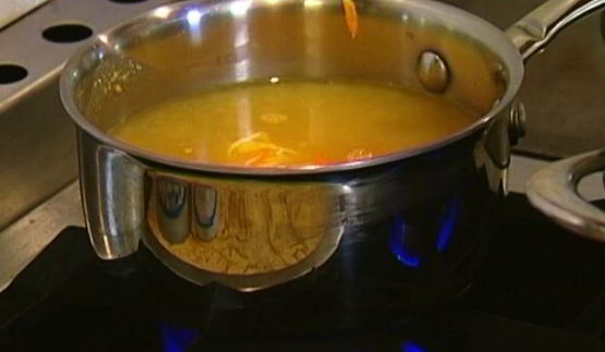 гречневая лапша с грибами и морской капустой